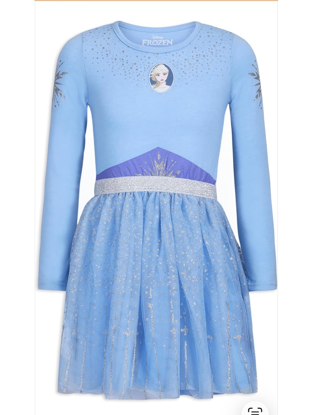 Disney Frozen II Princess ELSA Tutu Dress with Cape Girls size 5